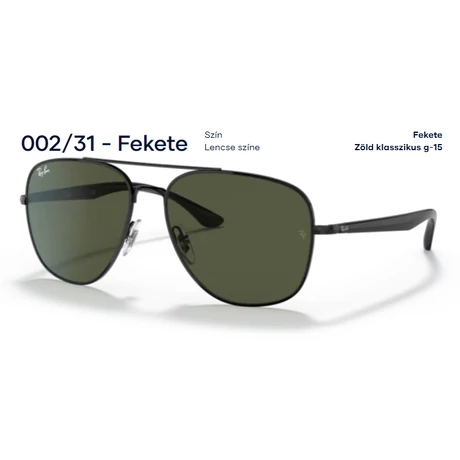 RAY-BAN RB3683 002/31 NAPSZEMÜVEG