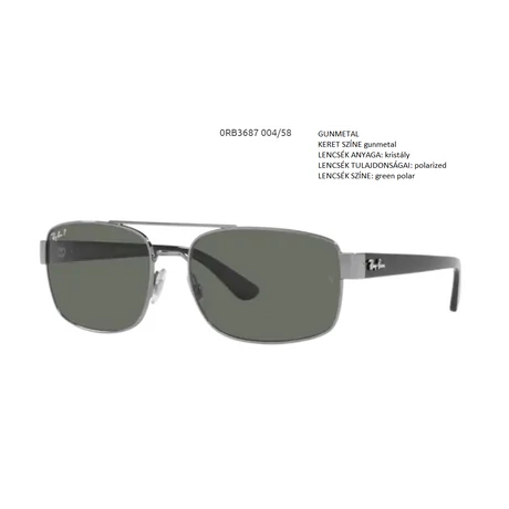 RAY BAN RB3687 004/58 NAPSZEMÜVEG