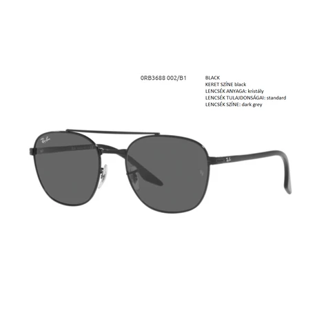 RAY BAN RB3688 002/B1 NAPSZEMÜVEG