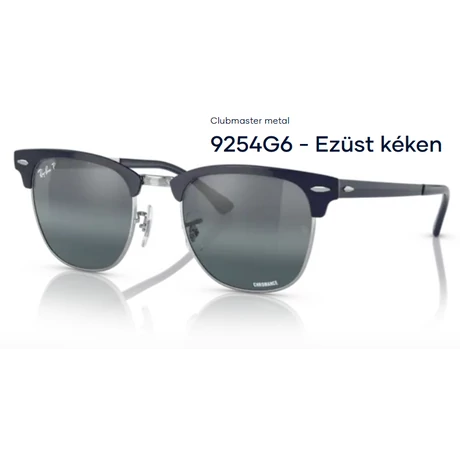 RAY-BAN RB3716 9254G6 CLUBMASTER METAL  NAPSZEMÜVEG