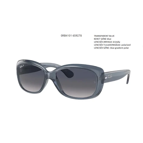 RAY BAN RB4101 JACKIE OHH 659278 - Áttetsző kék NAPSZEMÜVEG