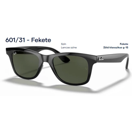 RAY-BAN RB4640 601/31 NAPSZEMÜVEG