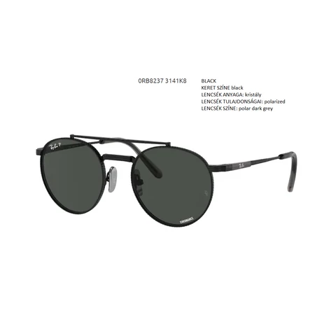 RAY BAN RB8237 ROUND II TITANIUM 3141K8 NAPSZEMÜVEG