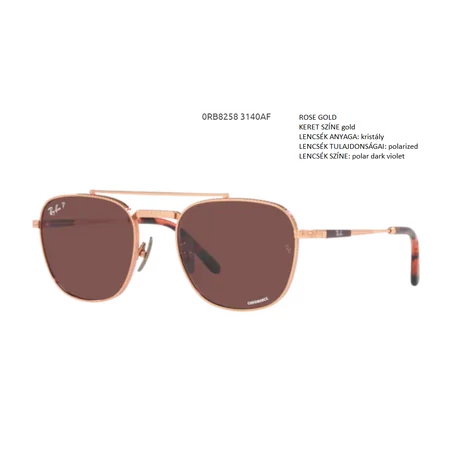 RAY BAN RB8258 FRANK II TITANIUM 3140AF NAPSZEMÜVEG