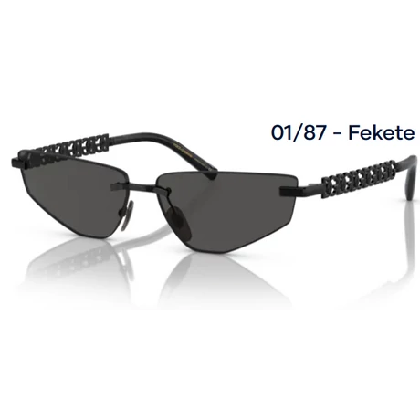 Dolce & Gabbana DG2301 01/87 - Fekete napszemüveg