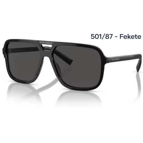 Dolce & Gabbana DG4354 501/87 - Fekete napszemüveg