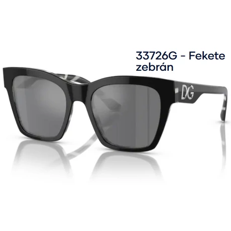 Dolce & Gabbana DG4384 33726G - Fekete zebrán napszemüveg