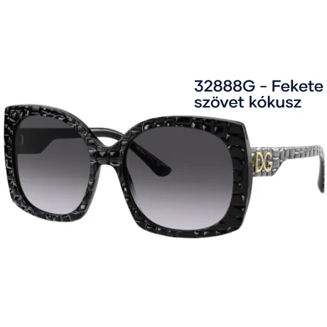 Dolce & Gabbana DG4385 32888G - Fekete szövet kókusz napszemüveg