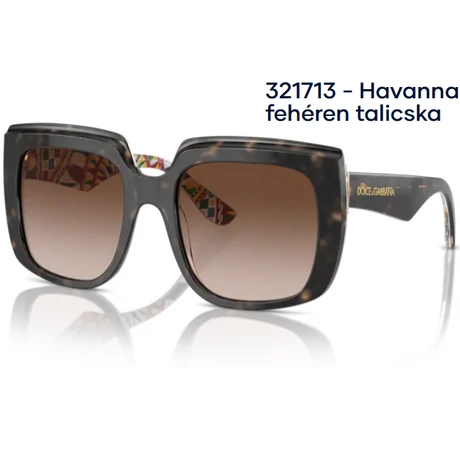 Dolce & Gabbana DG4414 321713 - Havanna fehéren talicska napszemüveg