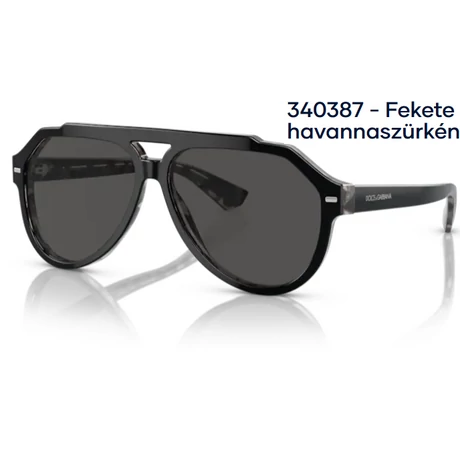 Dolce & Gabbana DG4452 340387- fekete havannaszürkén napszemüveg