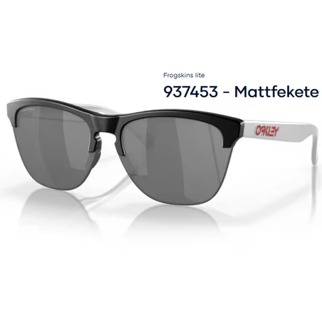 OAKLEY OO9374-53 - Mattfekete FROGSKINS LITE NAPSZEMÜVEG