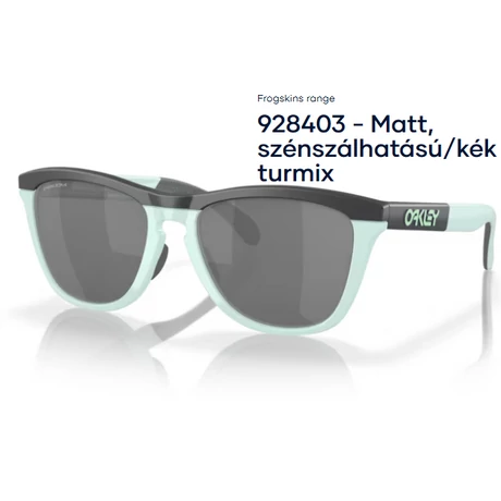 OAKLEY Frogskins range 928403 - Matt, szénszálhatású/kék turmix NAPSZEMÜVEG