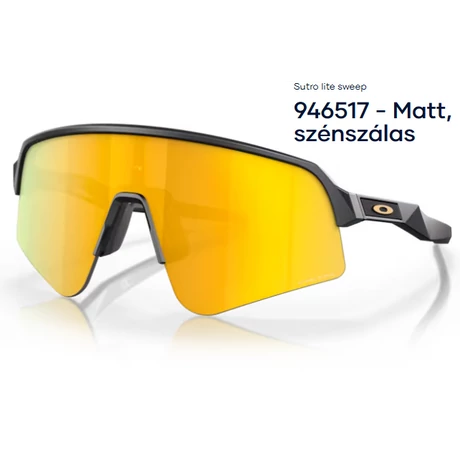 OAKLEY OO946517 - Matt, szénszálas SUTRO LITE SWEEP NAPSZEMÜVEG