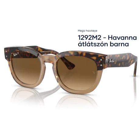 RAY BAN RB0298S MEGA HAWKEYE 1292M2 - Havanna átlátszón barna NAPSZEMÜVEG