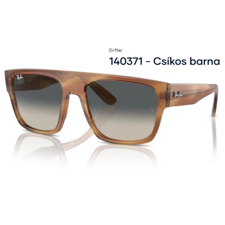 RAY-BAN RB0360S DRIFTER 140371 - Csíkos barna NAPSZEMÜVEG