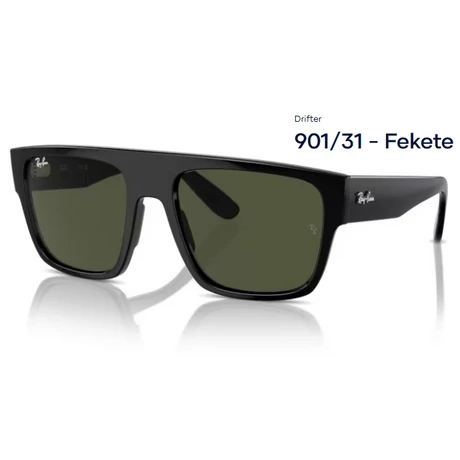 RAY-BAN RB0360S DRIFTER 901/31 - Fekete NAPSZEMÜVEG