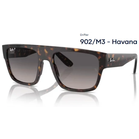 RAY-BAN RB0360S DRIFTER 902/M3 - Havana NAPSZEMÜVEG