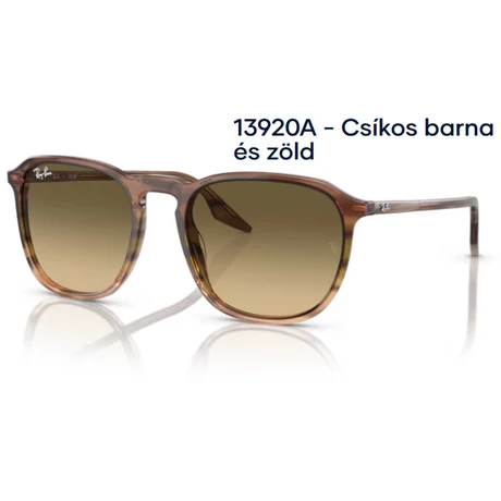 RAY BAN RB2203 13920A - Csíkos barna és zöld NAPSZEMÜVEG