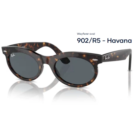 RAY BAN RB2242 WAYFARER OVAL 902/R5 - Havana NAPSZEMÜVEG