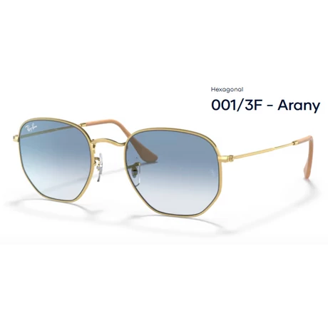 RAY BAN RB3548 HEXAGONAL 001/3F - Arany NAPSZEMÜVEG