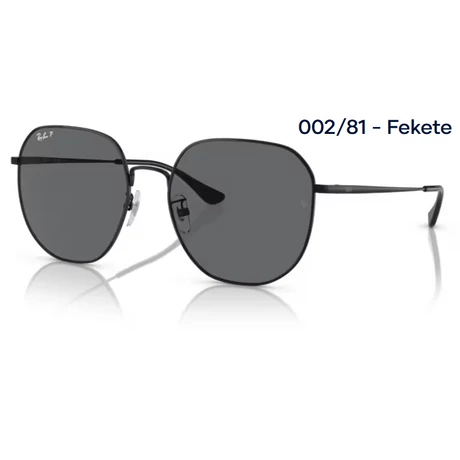 RAY-BAN RB3680D 002/81 - Fekete NAPSZEMÜVEG