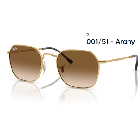 RAY BAN RB3694 JIM 001/51 - Arany NAPSZEMÜVEG