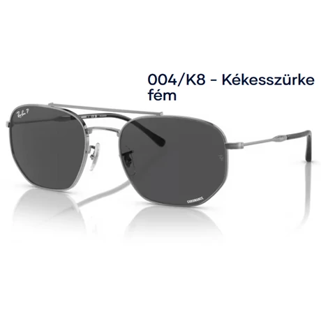 RAY BAN RB3707 004/K8 - Kékesszürke fém NAPSZEMÜVEG