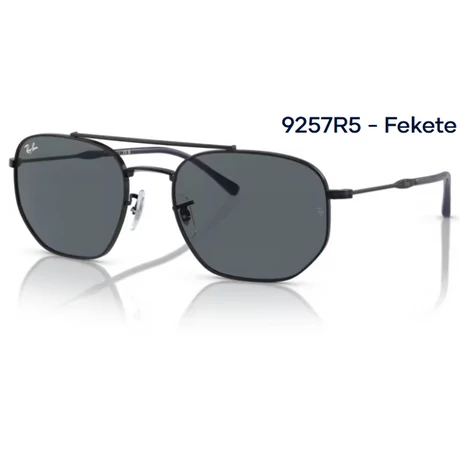 RAY BAN RB3707 9257R5 - Fekete NAPSZEMÜVEG