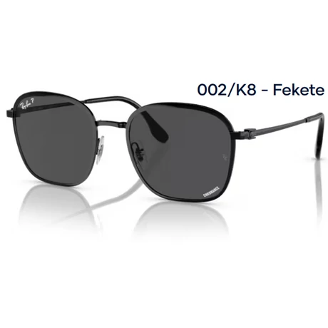 RAY BAN RB3720 002/K8 - Fekete NAPSZEMÜVEG