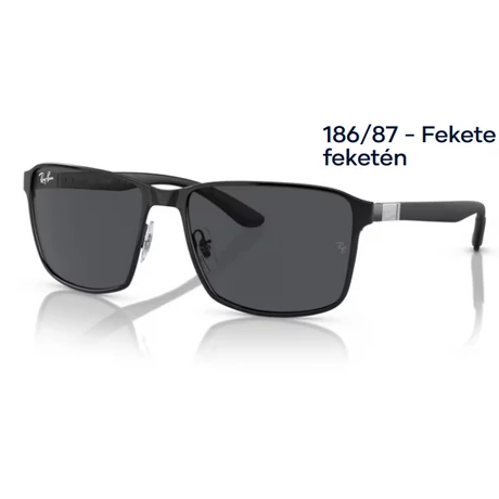 RAY BAN RB3721 186/87 - Fekete feketén NAPSZEMÜVEG