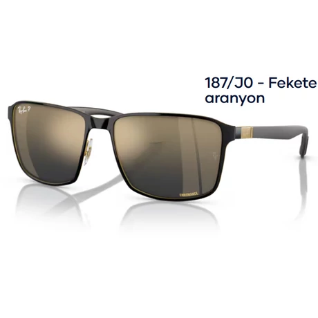 RAY BAN RB3721CH 187/J0 - Fekete aranyon NAPSZEMÜVEG