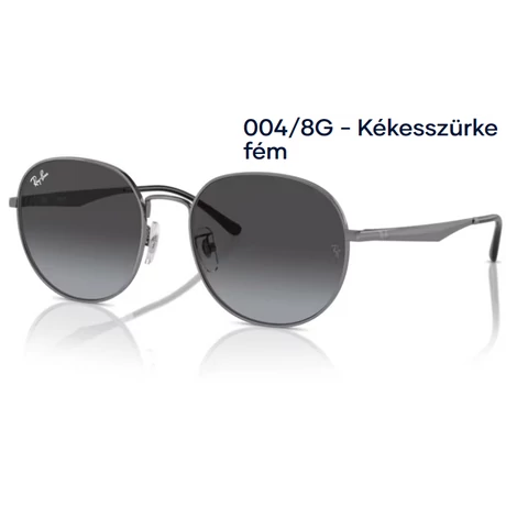 RAY BAN RB3727D 004/8G - Kékesszürke fém NAPSZEMÜVEG