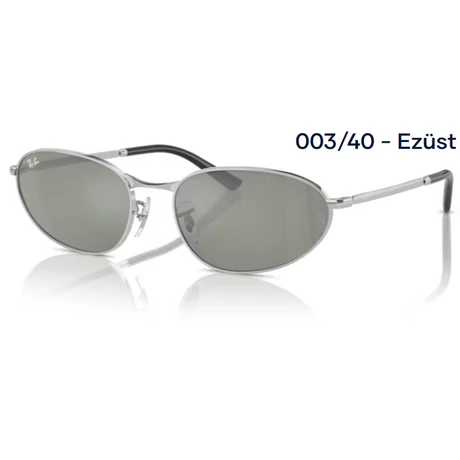 RAY-BAN RB3734 003/40 - Ezüst NAPSZEMÜVEG