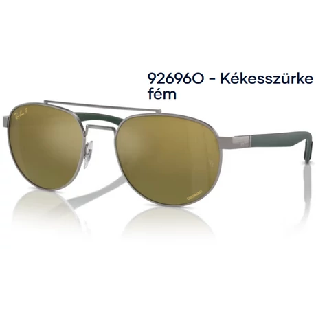 RAY-BAN RB3736CH 92696O - Kékesszürke fém NAPSZEMÜVEG