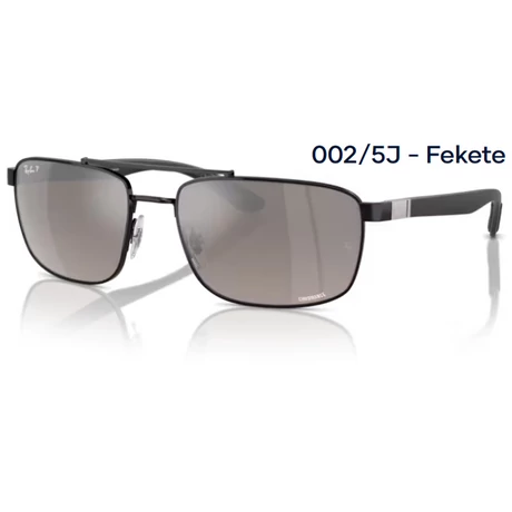 RAY-BAN RB3737CH 002/5J - Fekete NAPSZEMÜVEG