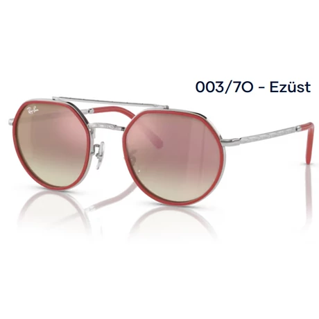 RAY-BAN RB3765 003/7O - Ezüst NAPSZEMÜVEG