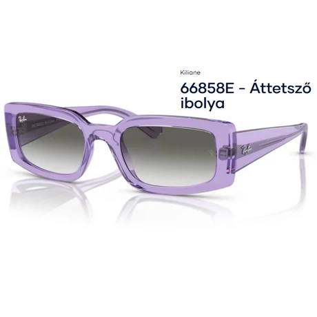 RAY BAN RB4395 KILIANE 66858E - Áttetsző ibolya NAPSZEMÜVEG