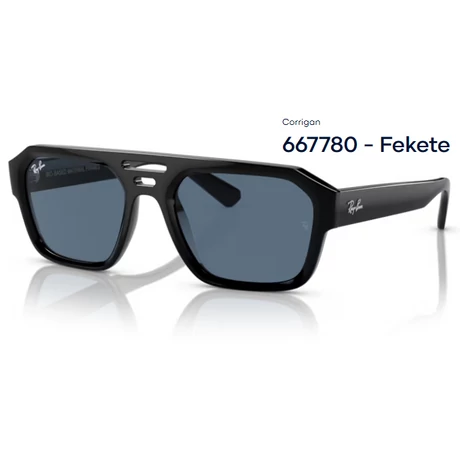 RAY BAN RB4397 CORRIGAN 667780 - Fekete NAPSZEMÜVEG