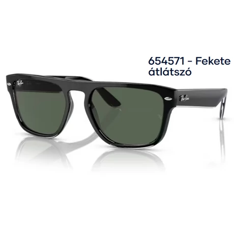 RAY BAN  RB4407 654571 - Fekete átlátszó NAPSZEMÜVEG