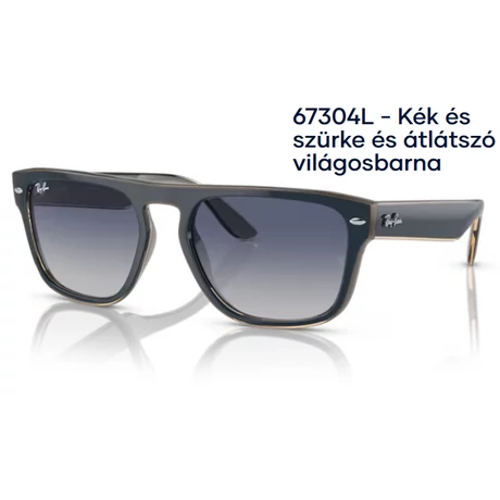 RAY BAN  RB4407 67304L - Kék és szürke és átlátszó világosbarna NAPSZEMÜVEG