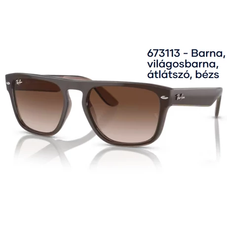 RAY BAN  RB4407 673113 - Barna, világosbarna, átlátszó, bézs NAPSZEMÜVEG