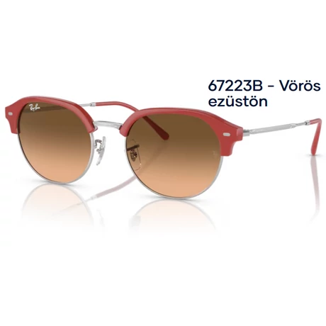 RAY-BAN RB4429 67223B - Vörös ezüstön NAPSZEMÜVEG