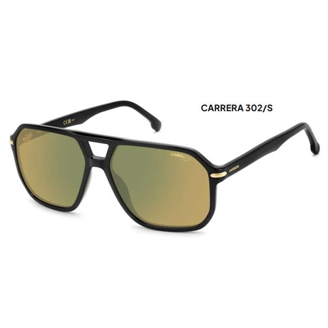 CA CARRERA 302/S 71C-MJ-YELLOW GREEN MIRROR NAPSZEMÜVEG