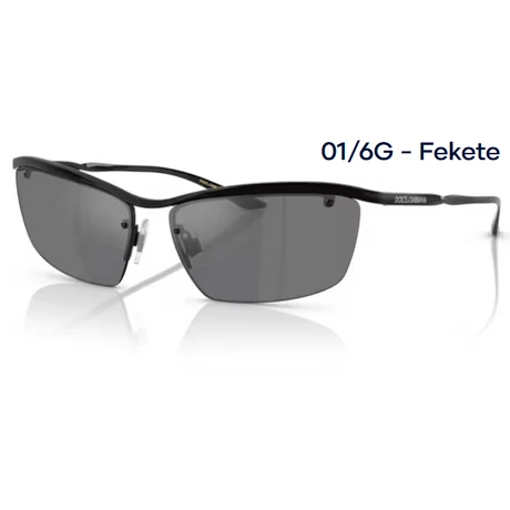 DOLCE&GABBANA DG2307 01/6G - Fekete NAPSZEMÜVEG 