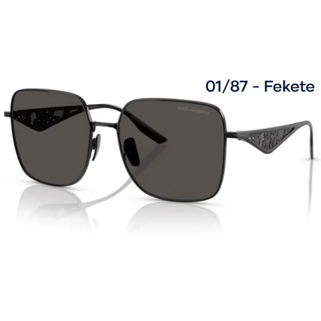 DOLCE&GABBANA DG2310 01/87 - Fekete NAPSZEMÜVEG 