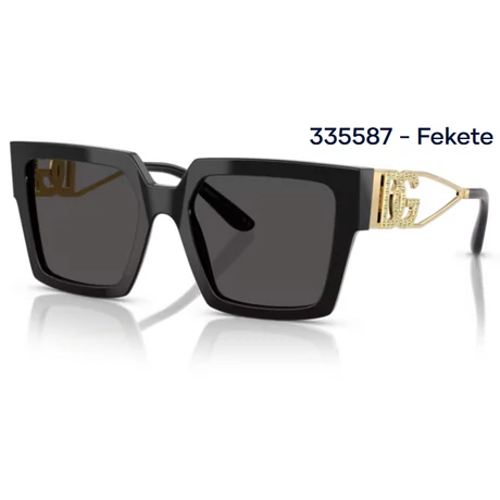 DOLCE&GABBANA DG4446B 335587 - Fekete NAPSZEMÜVEG 