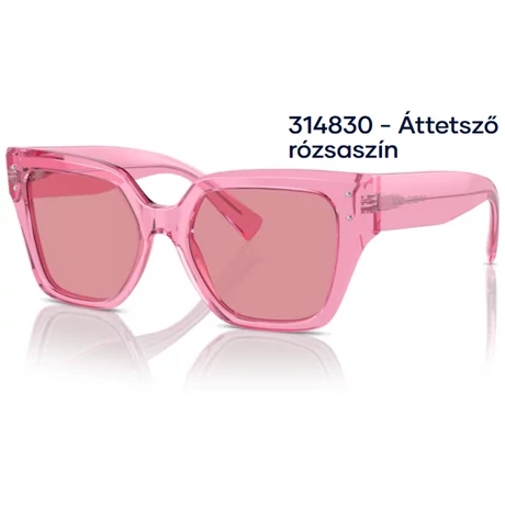 DOLCE&GABBANA DG4471 314830 - Áttetsző rózsaszín NAPSZEMÜVEG 