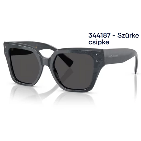 DOLCE&GABBANA DG4471 344187 - Szürke csipke NAPSZEMÜVEG 