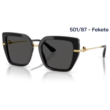 DOLCE&GABBANA DG4474 501/87 - Fekete NAPSZEMÜVEG 