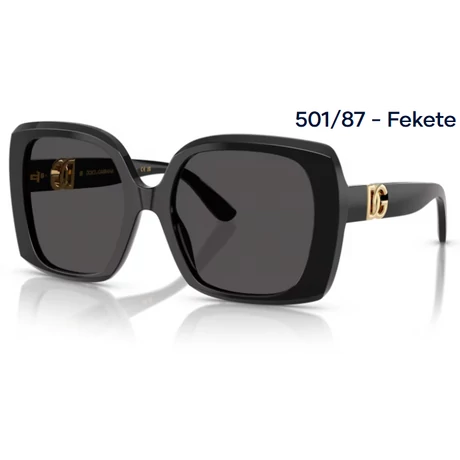 DOLCE&GABBANA DG4475 501/87 - Fekete NAPSZEMÜVEG 